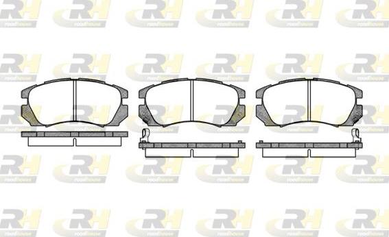 Roadhouse 2403.02 - Тормозные колодки, дисковые, комплект autodnr.net