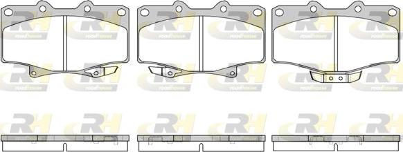 Remsa D2117M - Гальмівні колодки, дискові гальма autocars.com.ua