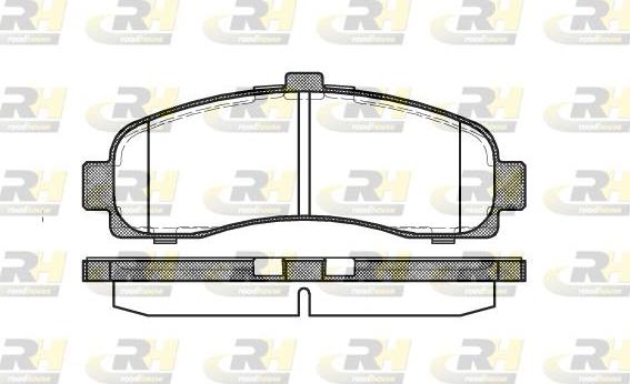 Roadhouse 2431.10 - Тормозные колодки, дисковые, комплект avtokuzovplus.com.ua