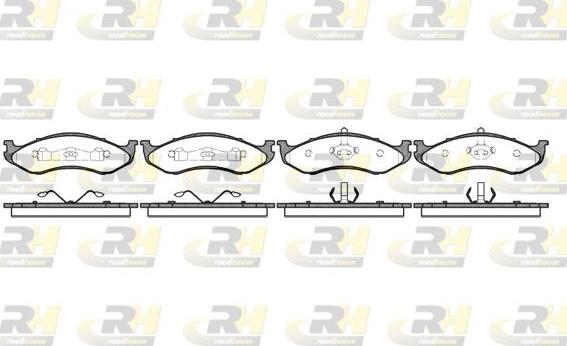 Roadhouse 2467.20 - Гальмівні колодки, дискові гальма autocars.com.ua