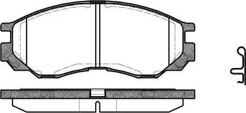 Alpha Brakes HKP-MS-000 - Тормозные колодки, дисковые, комплект autodnr.net