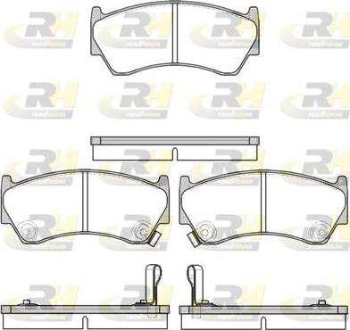 Roadhouse 2592.42 - Гальмівні колодки, дискові гальма autocars.com.ua