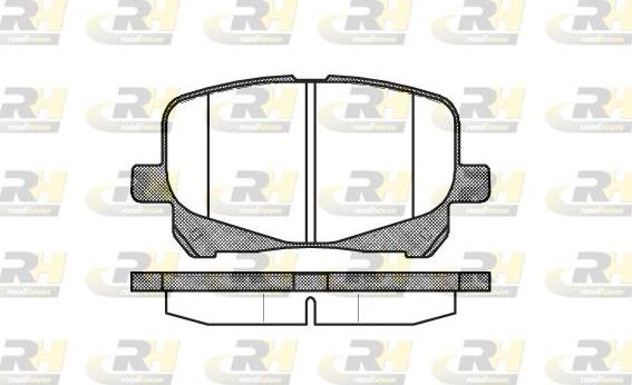 Roadhouse 2621.10 - Гальмівні колодки, дискові гальма autocars.com.ua