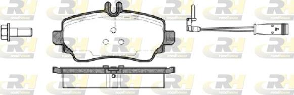 Roadhouse 2650.22 - Гальмівні колодки, дискові гальма autocars.com.ua