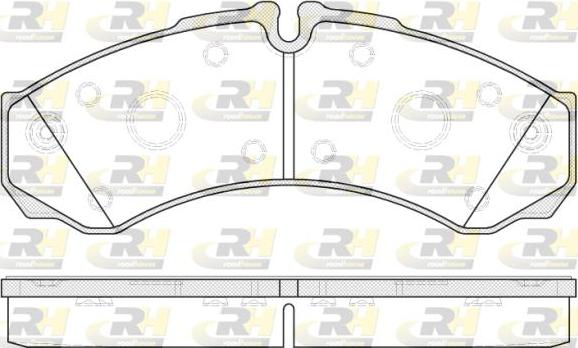 Roadhouse 2651.20 - Гальмівні колодки, дискові гальма autocars.com.ua