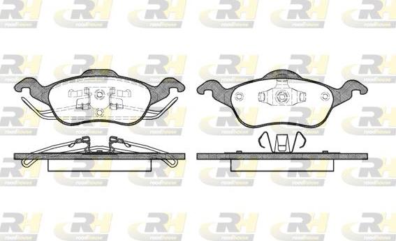 Roadhouse 2691.00 - Тормозные колодки, дисковые, комплект autodnr.net