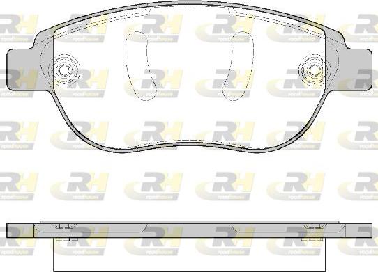 Roadhouse 2841.10 - Гальмівні колодки, дискові гальма autocars.com.ua