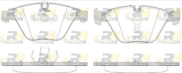 Roadhouse 2857.50 - Гальмівні колодки, дискові гальма autocars.com.ua