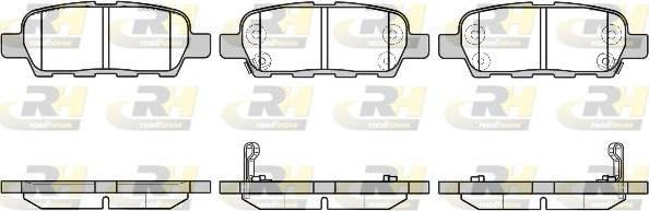 Roadhouse 2876.29 - Гальмівні колодки, дискові гальма autocars.com.ua