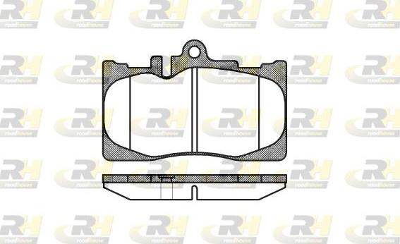 Roadhouse 2890.00 - Гальмівні колодки, дискові гальма autocars.com.ua