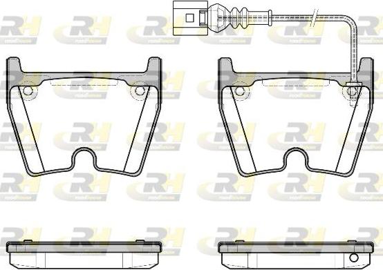 Roadhouse 2896.11 - Тормозные колодки, дисковые, комплект avtokuzovplus.com.ua