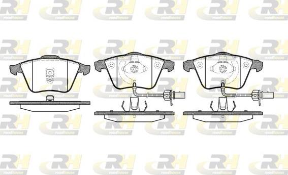 Roadhouse 2964.02 - Тормозные колодки, дисковые, комплект avtokuzovplus.com.ua