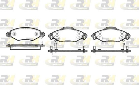 Roadhouse 2978.02 - Гальмівні колодки, дискові гальма autocars.com.ua