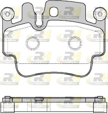 Roadhouse 2982.10 - Гальмівні колодки, дискові гальма autocars.com.ua