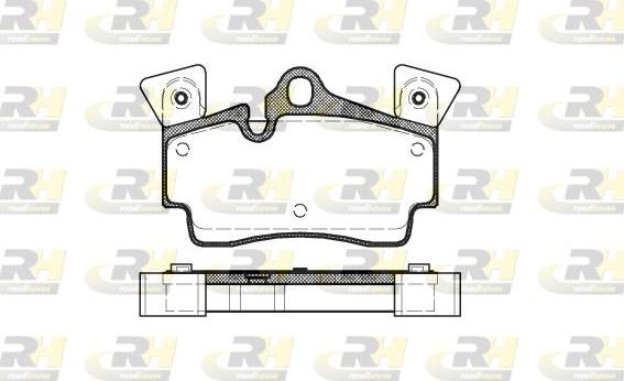 Roadhouse 2996.10 - Тормозные колодки, дисковые, комплект avtokuzovplus.com.ua