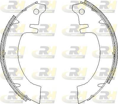 Roadhouse 4012.00 - Тормозные башмаки, барабанные avtokuzovplus.com.ua