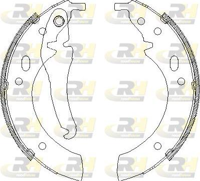 Roadhouse 4018.00 - Тормозные башмаки, барабанные avtokuzovplus.com.ua