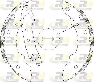 Roadhouse 4036.00 - Тормозные башмаки, барабанные avtokuzovplus.com.ua