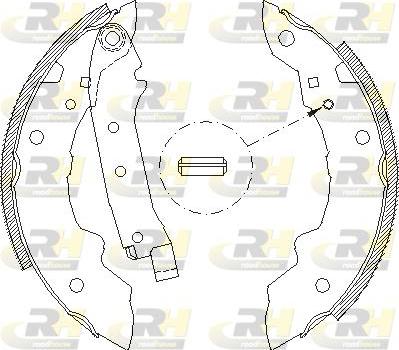 Roadhouse 4036.01 - Тормозные башмаки, барабанные avtokuzovplus.com.ua