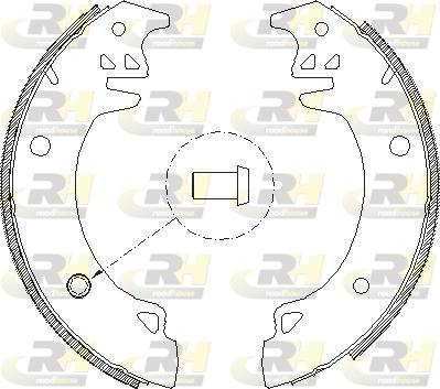 Roadhouse 4037.00 - Гальмівні колодки autocars.com.ua