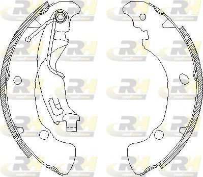 Roadhouse 4041.01 - Гальмівні колодки autocars.com.ua