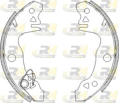 Roadhouse 4044.00 - Гальмівні колодки autocars.com.ua