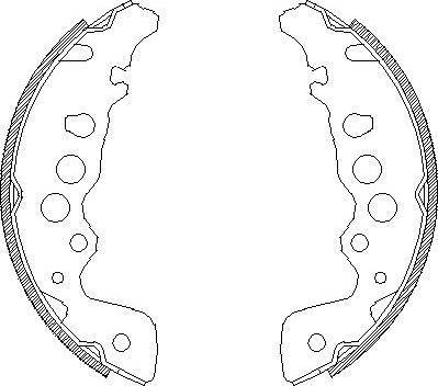 Alpha Brakes HST-SU-018 - Комплект гальм, барабанний механізм autocars.com.ua