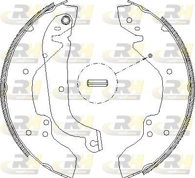 Roadhouse 4056.01 - Гальмівні колодки autocars.com.ua