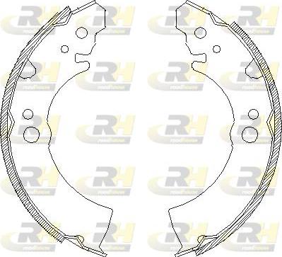 Roadhouse 4066.00 - Гальмівні колодки autocars.com.ua