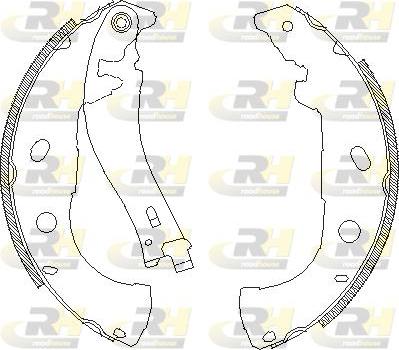 Roadhouse 4072.00 - Гальмівні колодки autocars.com.ua