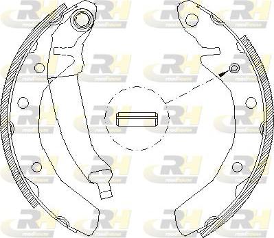 Roadhouse 4086.01 - Гальмівні колодки autocars.com.ua