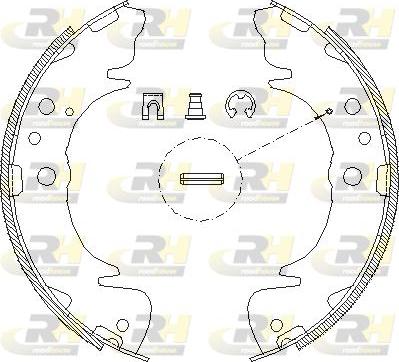 Roadhouse 4089.00 - Тормозные башмаки, барабанные avtokuzovplus.com.ua