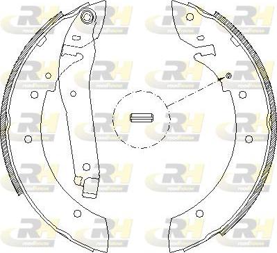 Roadhouse 4103.00 - Тормозные башмаки, барабанные avtokuzovplus.com.ua