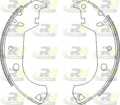 Roadhouse 4125.00 - Гальмівні колодки autocars.com.ua