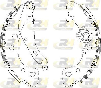 Roadhouse 4126.01 - Гальмівні колодки autocars.com.ua