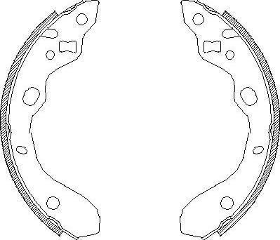 Alpha Brakes HST-MZ-042 - Комплект гальм, барабанний механізм autocars.com.ua