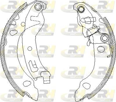 Roadhouse 4138.01 - Гальмівні колодки autocars.com.ua