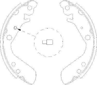 Alpha Brakes HST-HD-017 - Комплект гальм, барабанний механізм autocars.com.ua