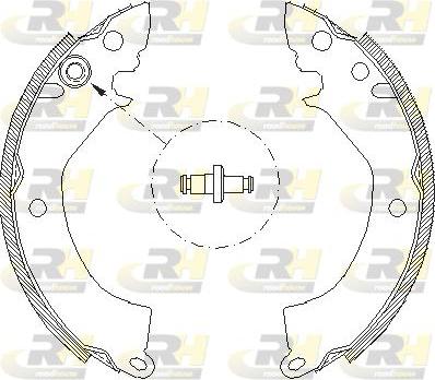 Roadhouse 4157.00 - Гальмівні колодки autocars.com.ua