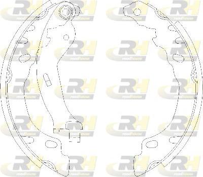 Roadhouse 4158.00 - Гальмівні колодки autocars.com.ua