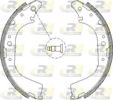 Roadhouse 4172.00 - Гальмівні колодки autocars.com.ua