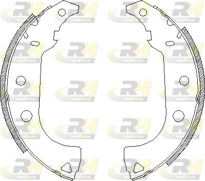 Roadhouse 4176.00 - Гальмівні колодки autocars.com.ua