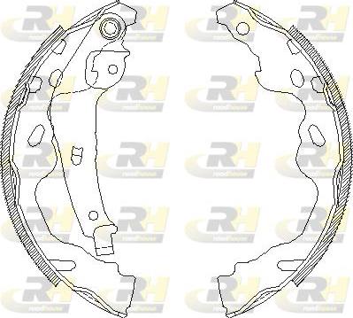 Roadhouse 4187.00 - Гальмівні колодки autocars.com.ua