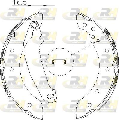 Roadhouse 4199.00 - Гальмівні колодки autocars.com.ua