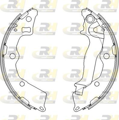 Roadhouse 4225.01 - Гальмівні колодки autocars.com.ua