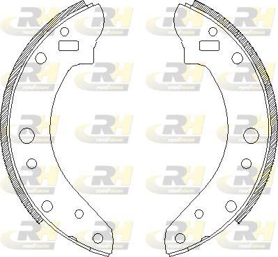 Roadhouse 4229.00 - Гальмівні колодки autocars.com.ua