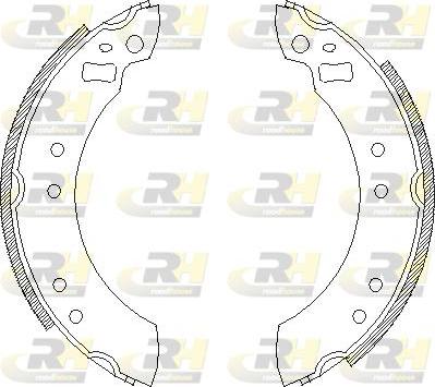 Roadhouse 4253.00 - Гальмівні колодки autocars.com.ua