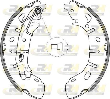 Roadhouse 4263.00 - Гальмівні колодки autocars.com.ua