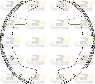 Roadhouse 4281.00 - Тормозные башмаки, барабанные autodnr.net