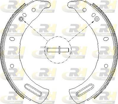 Roadhouse 4285.00 - Гальмівні колодки autocars.com.ua